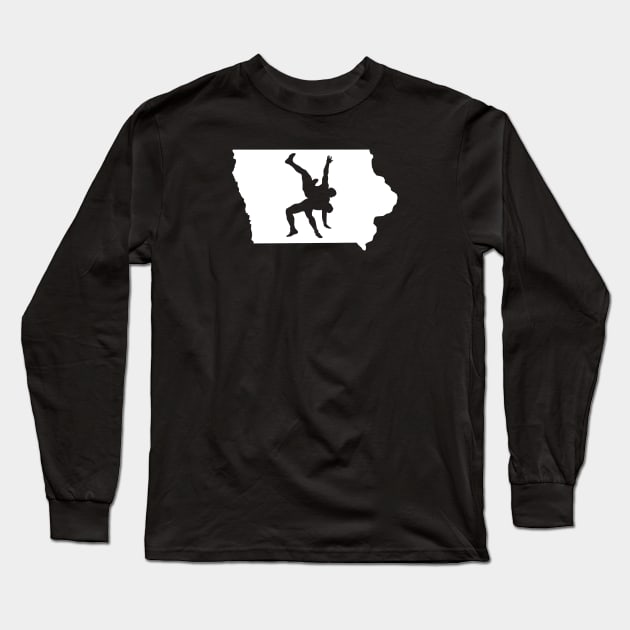 Iowa Wrestling Long Sleeve T-Shirt by Ruiz Combat Grappling